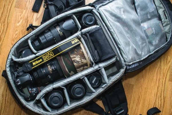 Mochila de fotografía.