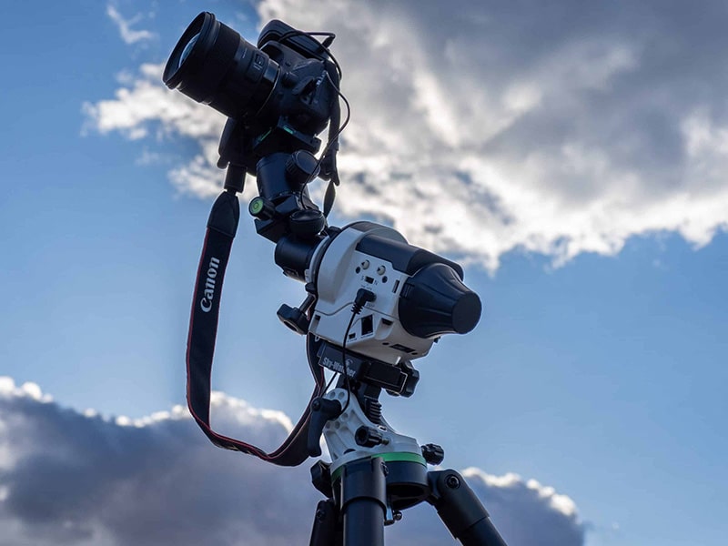 El equipo de fotografía nocturna