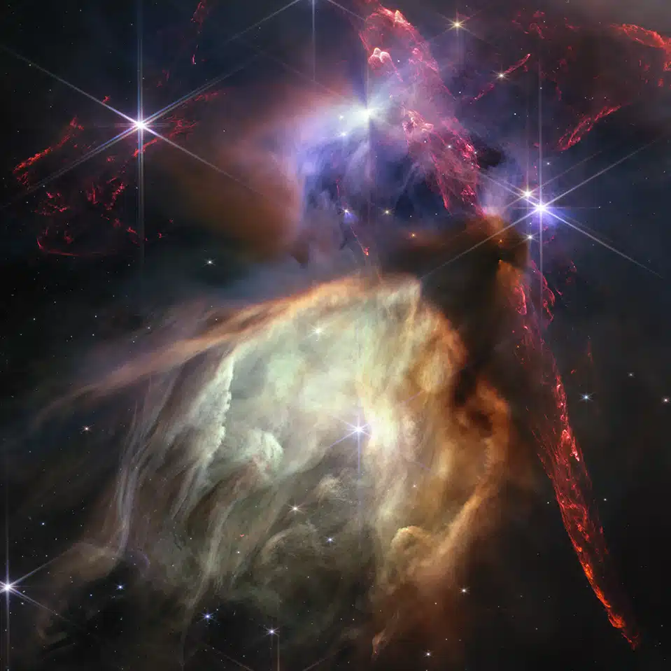 Mejores imágenes del telescopio James Webb en 2023: Rho Ophiuchi