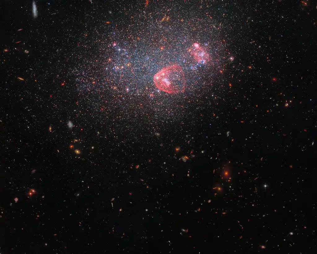 La galaxia irregular enana UGC 8091