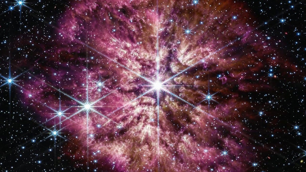 Wolf-Rayet 124 (NIRCam y MIRI)