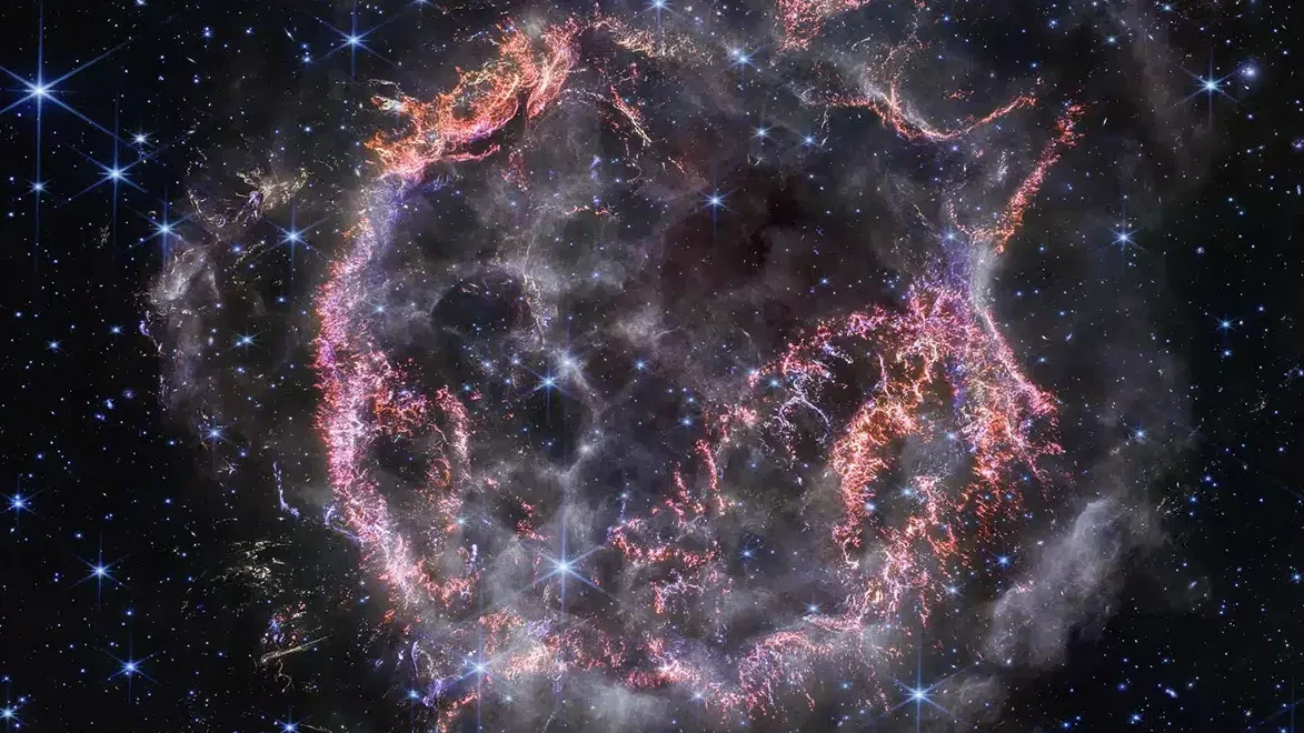 Supernova Casiopea A: las sorprendentes imágenes de Webb