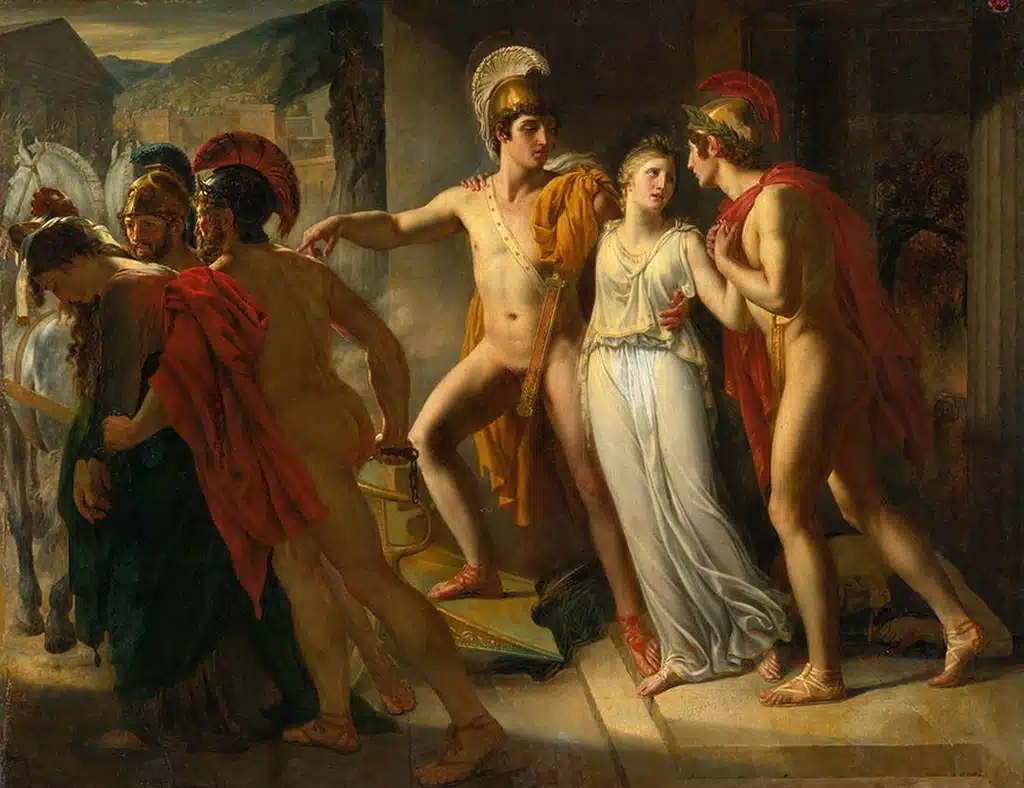 Castor y Pólux Rescatando a Helena