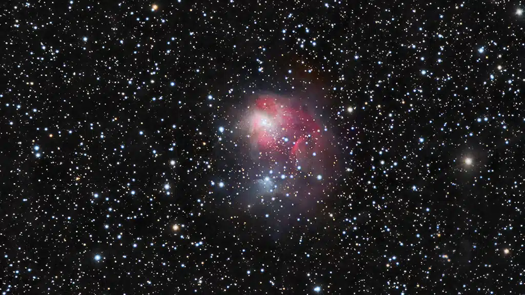 Imagen de la Nebulosa de la Mosca (NGC 1931), en Auriga.