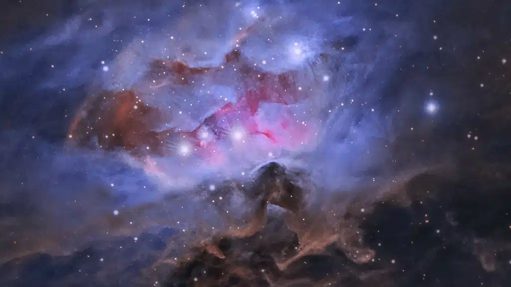 Imagen de NGC 1977, en Orión.