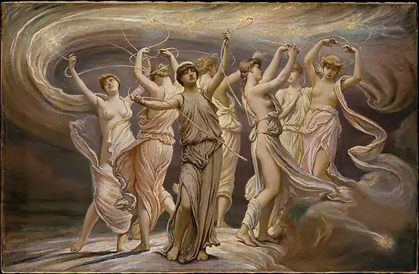 Título: The Pleiades: Pintor: Elihu Vedder. Metropolitan Museum of Art, Nueva York.