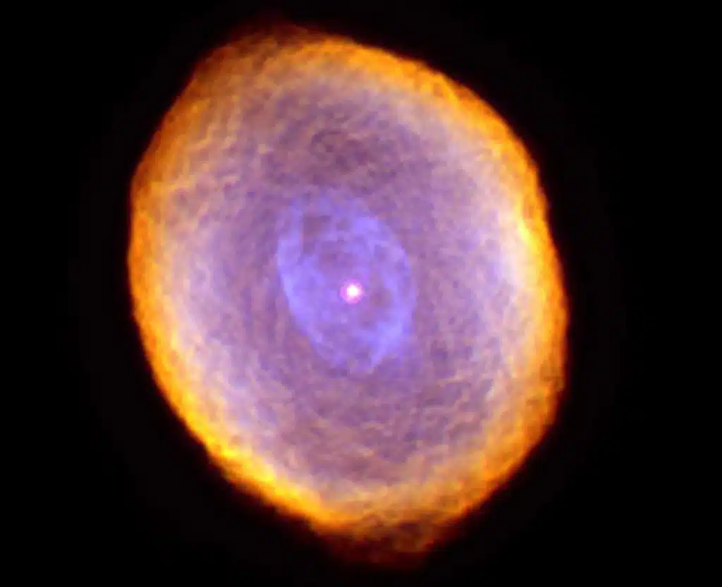 Imagen de IC 418, nebulosa «Espirógrafo», en Lepus (La Liebre).