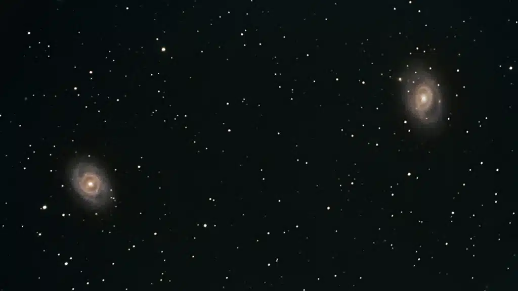 Dupla de M96 (M95, M96), galaxias.