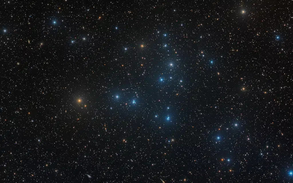 Melotte 111, cúmulo abierto "Coma".