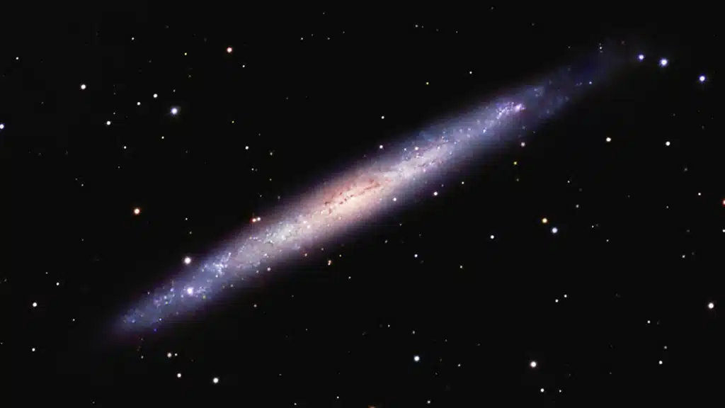 NGC 4244, galaxia "Aguja de Plata".