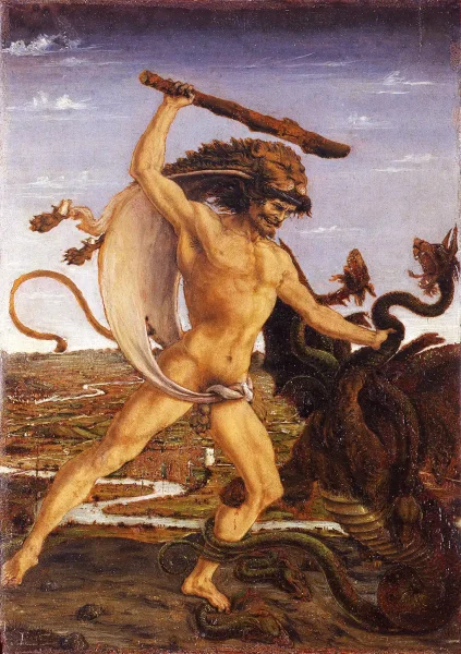 Heracles y la Hydra.