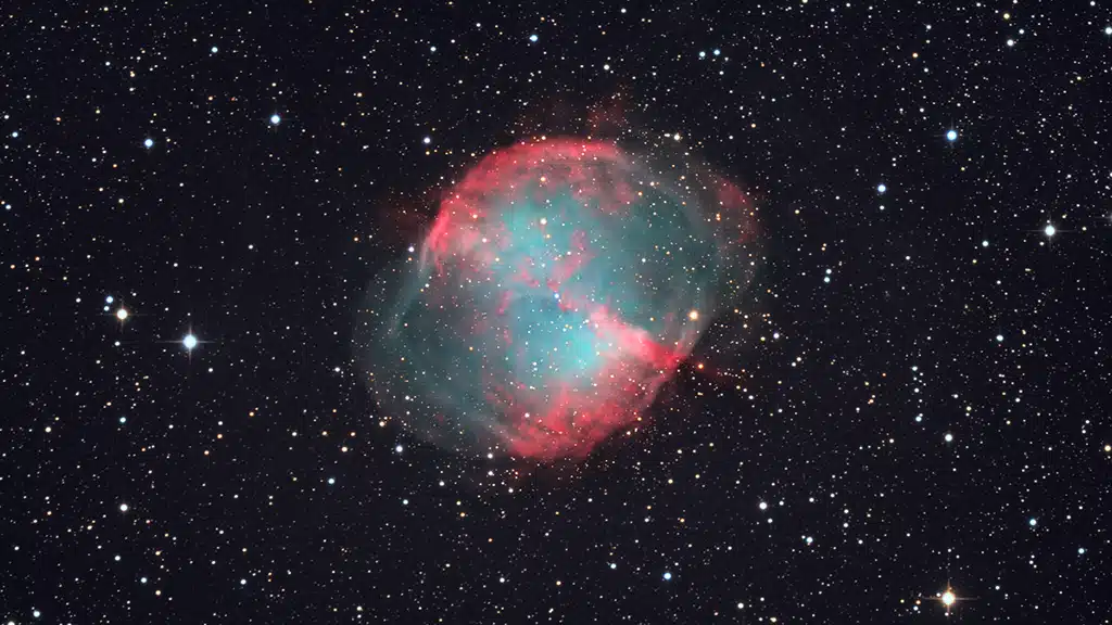M27 (NGC 6853), nebulosa "Dumbbell".