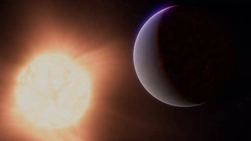 Webb detecta la atmósfera de "55 Cancri e", un exoplaneta rocoso.