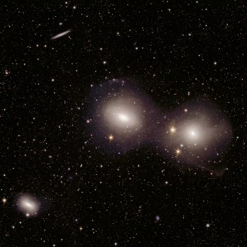 Euclid revela el "Universo Oscuro": Imagen del Grupo de galaxias de Dorado.