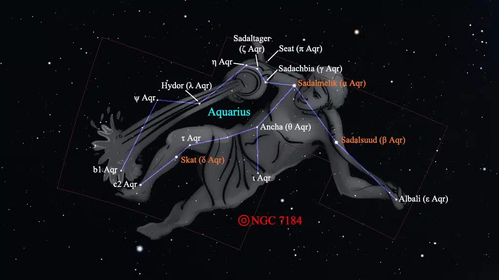 Constelación de Acuario (Aquarius): NGC 7184 ,galaxia.