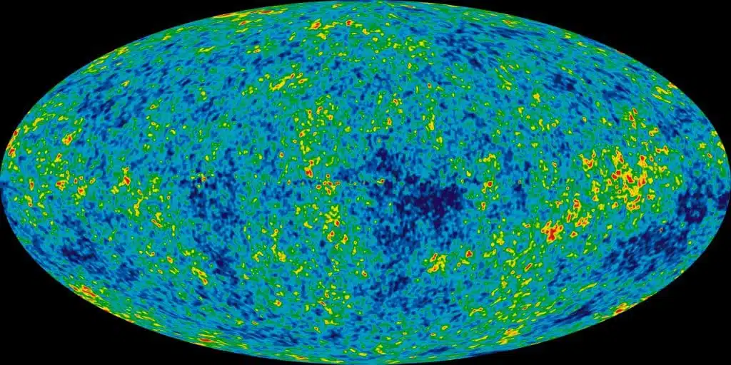 Radiación de fondo de microondas (WMAP).