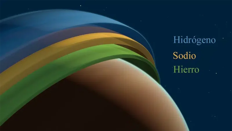 Primer mapa 3D de la atmósfera de un exoplaneta: La atmósfera de Tylos está dividida en tres capas: en la inferior hay vientos de hierro, seguidos por una rápida corriente en chorro de sodio y, finalmente, una capa superior con vientos de hidrógeno.