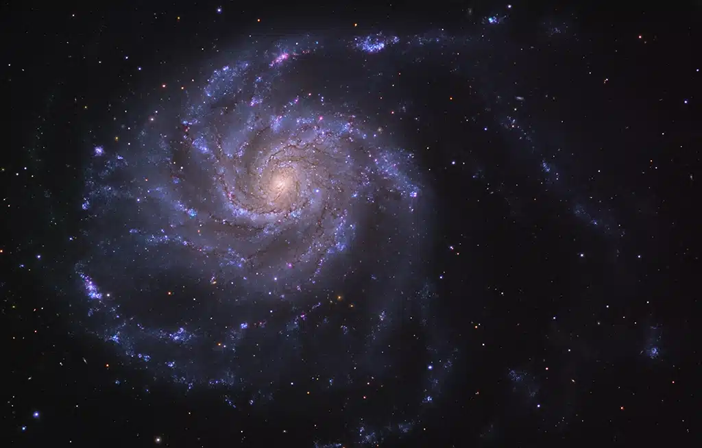 M101 (NGC 5457), galaxia "del Molinete". Crédito: Mt. Lemmon Skycenter.