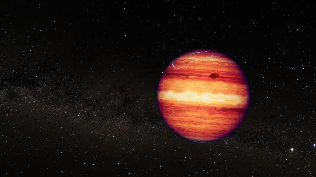 Webb descubre una atmósfera dinámica en "SIMP 0136"