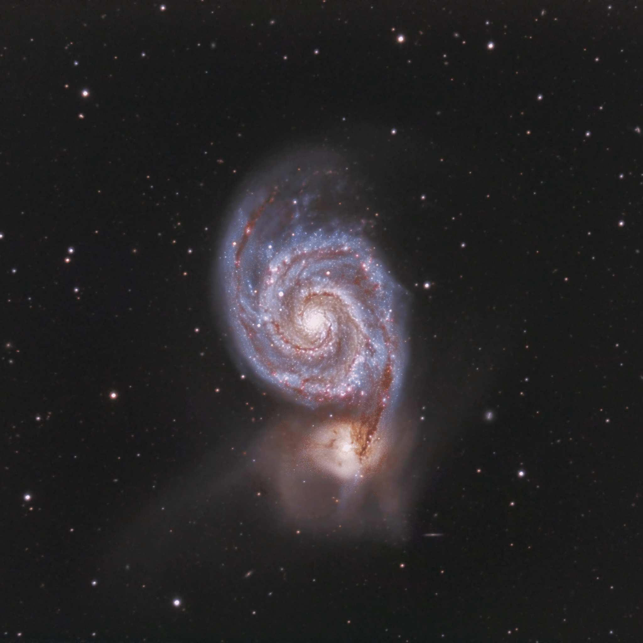Galaxia del Remolino (M51)