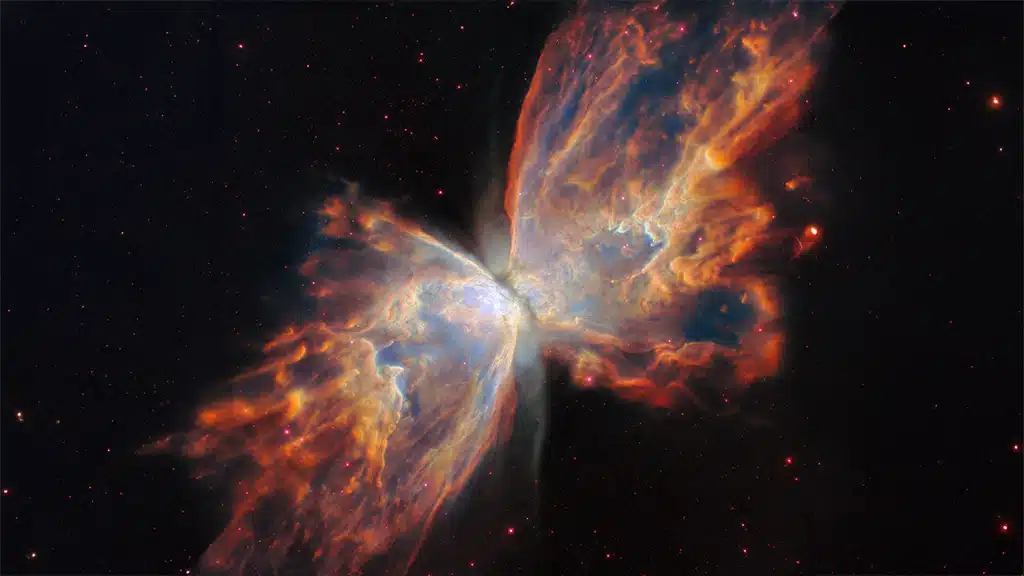 Webb muestra el corazón de la Nebulosa de la Mariposa.