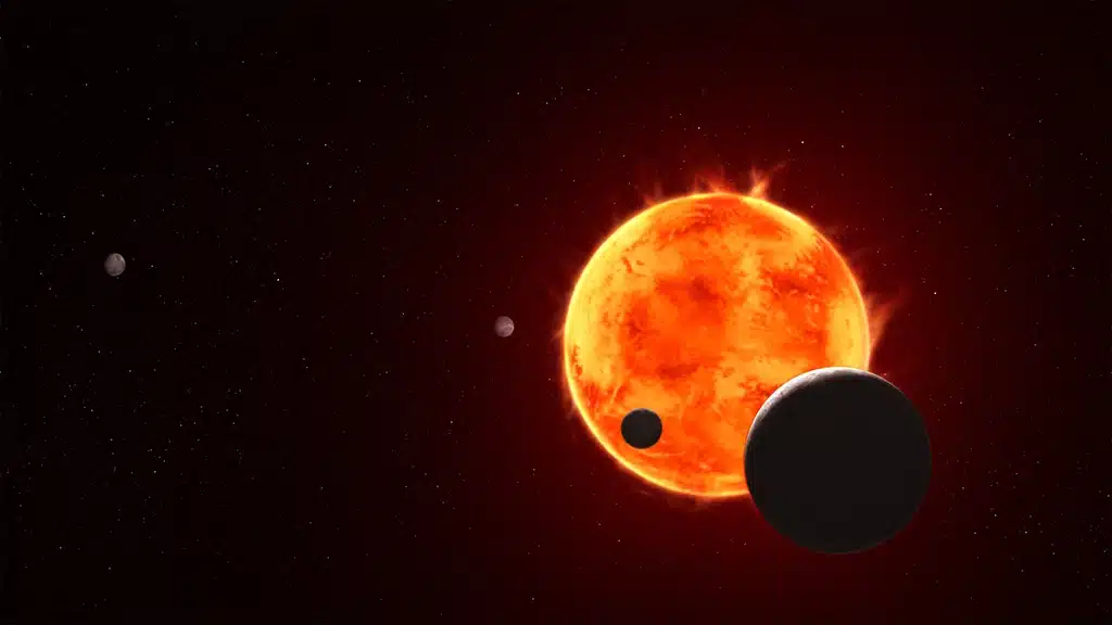 James Webb estudia la atmósfera del exoplaneta TRAPPIST-1e.