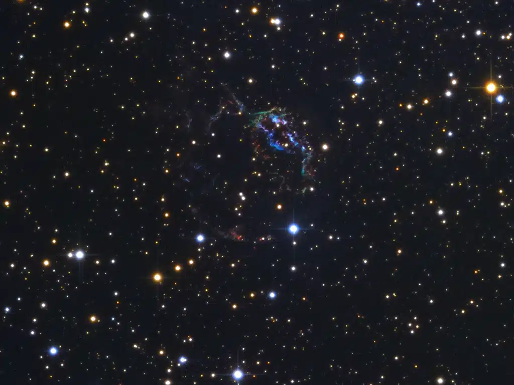 Cassiopeia A, remanente de supernova. Crédito: Adam Block.