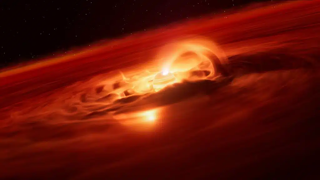 ESO halla un planeta errante en formación creciendo a ritmo récord.