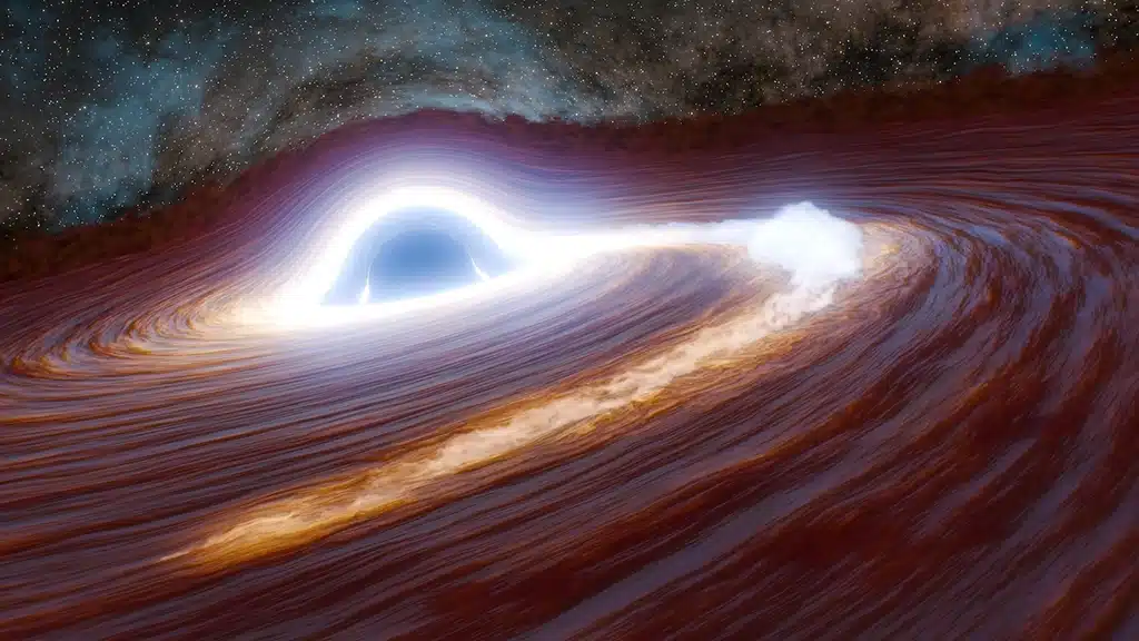 Detectada una erupción de agujero negro sin precedentes.