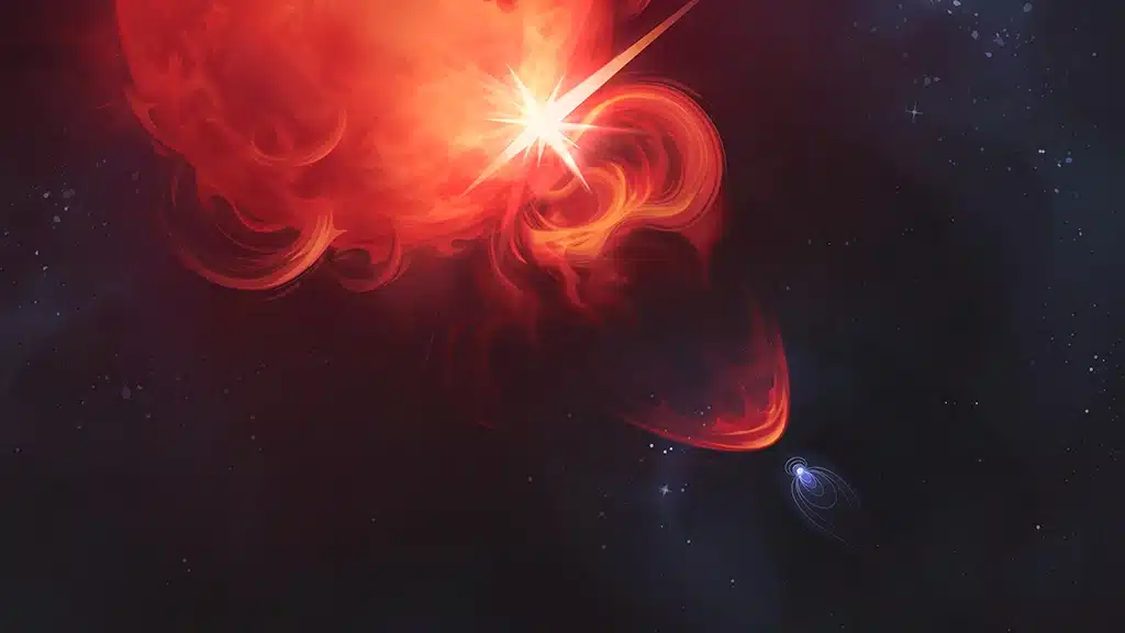 Detectan una eyección de masa coronal en una estrella cercana.