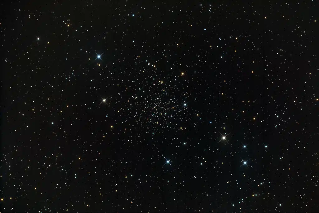 NGC 188 (Caldwell 1), cúmulo "Polarissima". Crédito: Gregg's Astronomy & Astrophotography.