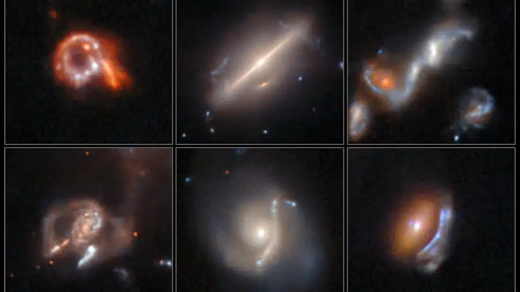 Una IA halla anomalías cósmicas entre las imágenes del Hubble.
