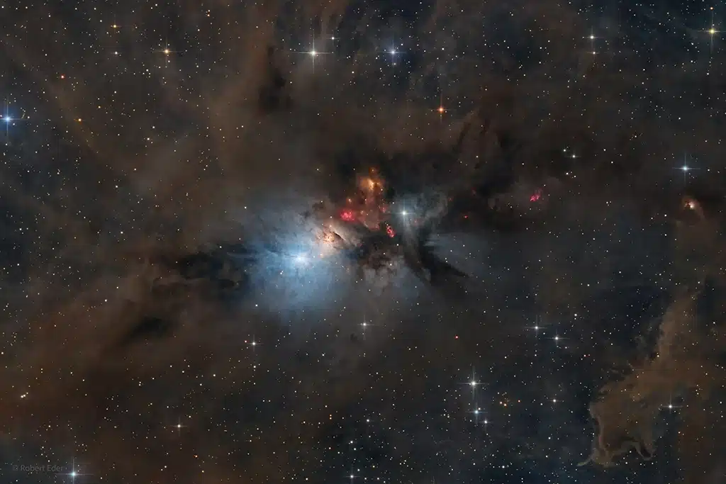 NGC 1333, nebulosa "Embrionaria" o "Tiara Fantasma". Crédito: Robert Eder.