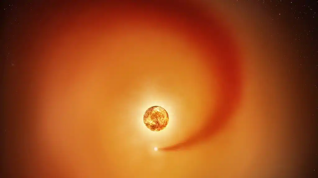 Una estrella compañera de Betelgeuse explica sus anomalías.