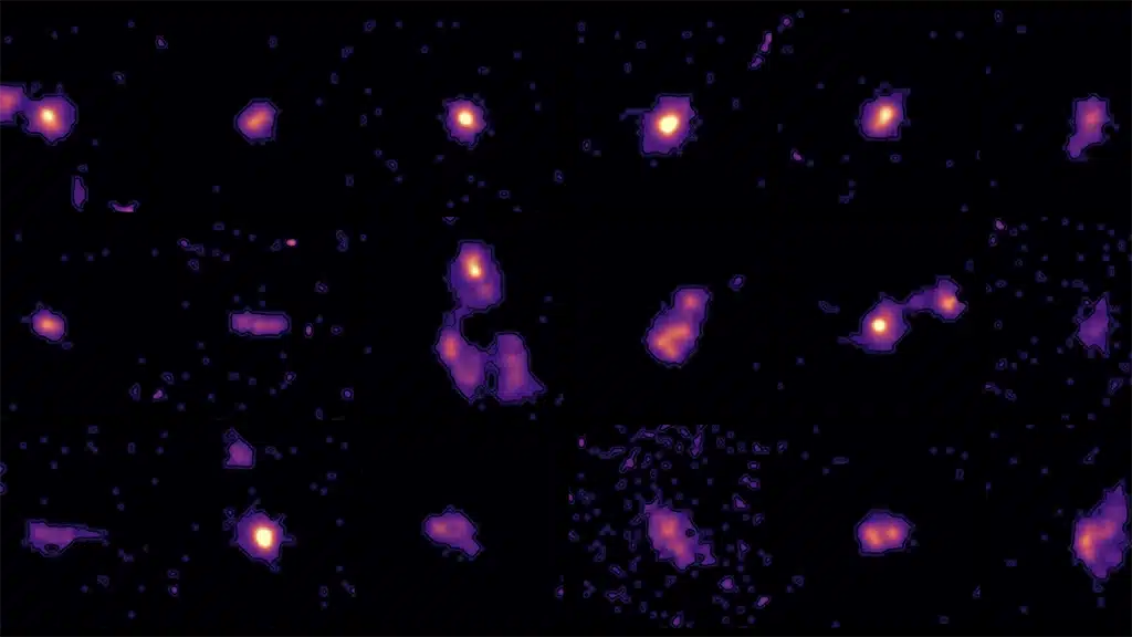 galaxias del universo temprano.
