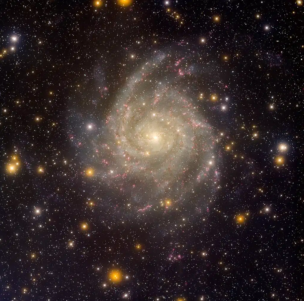 IC 342 (Caldwell 5), galaxia "Oculta". Crédito: NOIRLab.