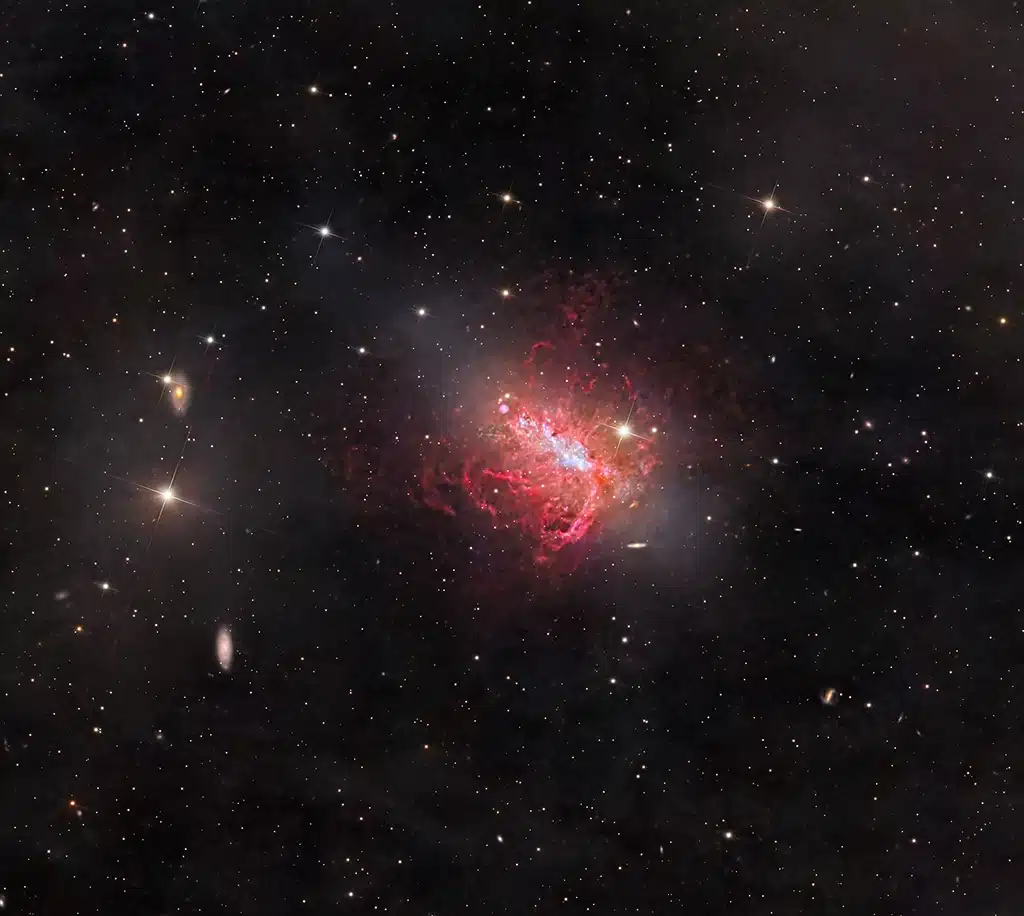 NGC 1569, galaxia. Crédito: Adam Block.