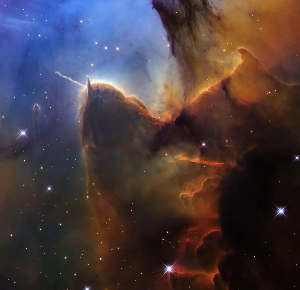 Imagen del Hubble de la Nebulosa Trífida por su 36º aniversario.