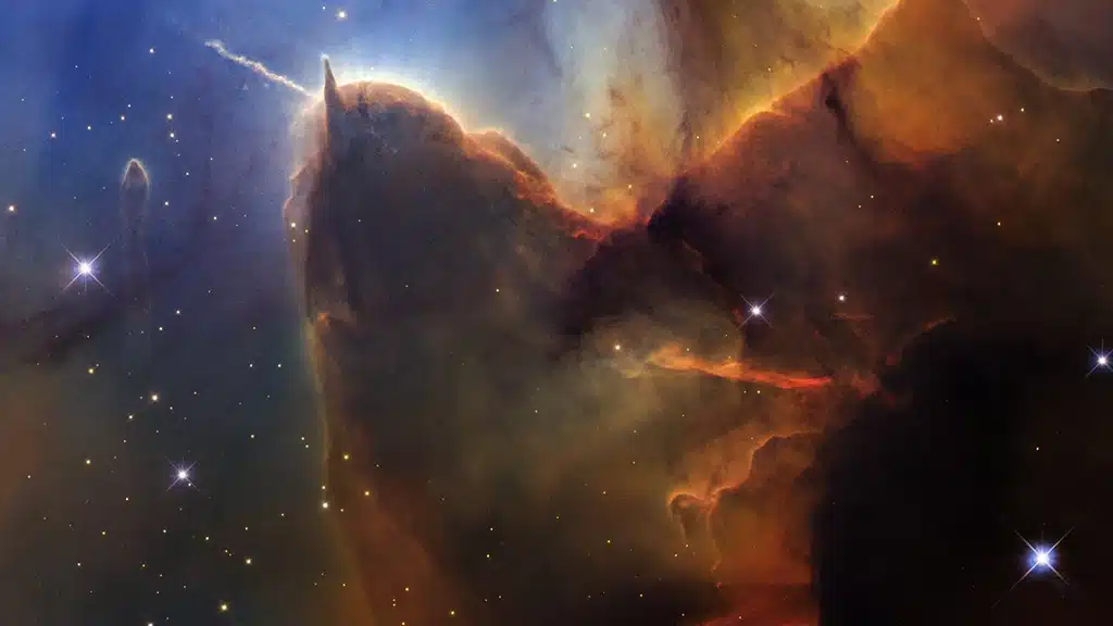 Imagen del Hubble de la Nebulosa Trífida por su 36º aniversario.