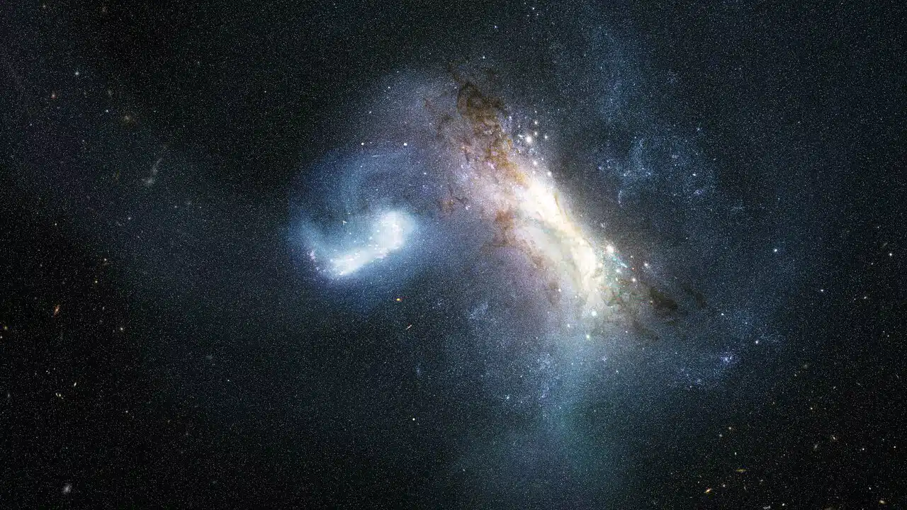 Hubble descubre una antigua fusión de la Vía Láctea.