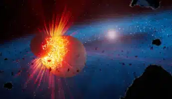Discos de escombros extremos revelan colisiones planetarias.