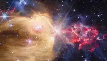 Webb muestra en detalle la guardería estelar NGC 7129.