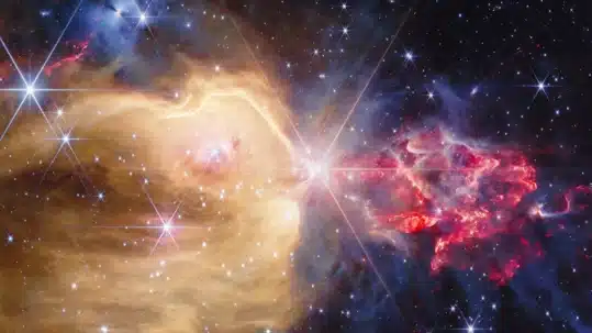 Webb muestra en detalle la guardería estelar NGC 7129.